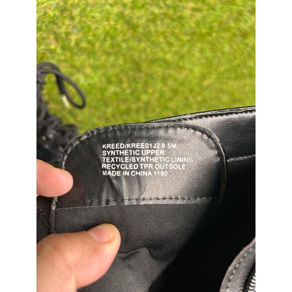 Steve Madden Cool Planet Kreed Patent Leather‎ Platform Zipper Boot 8.5 - Picture 16 of 16